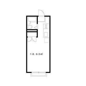 イスティーム205号室 間取