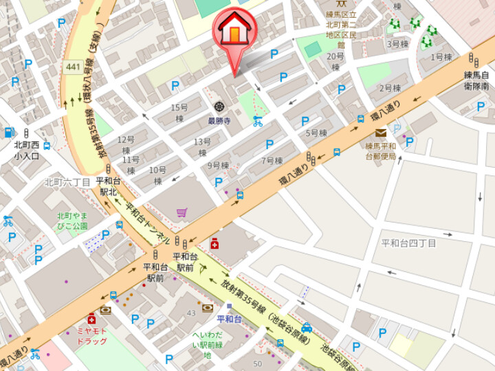 ブランシュール平和台3階 null