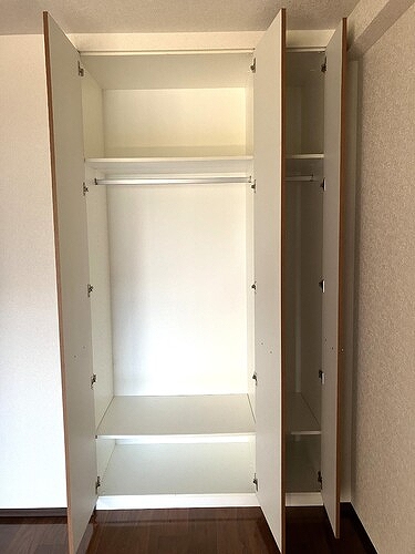 ライオンズ茅ヶ崎ザ・アイランズ【Ｉ街区】 クロゼット　※前回募集時2024年9月撮影