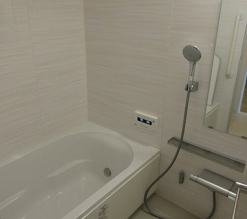 ライオンズステーションタワー松戸9階 浴室　※前回募集時／2024年2月の写真