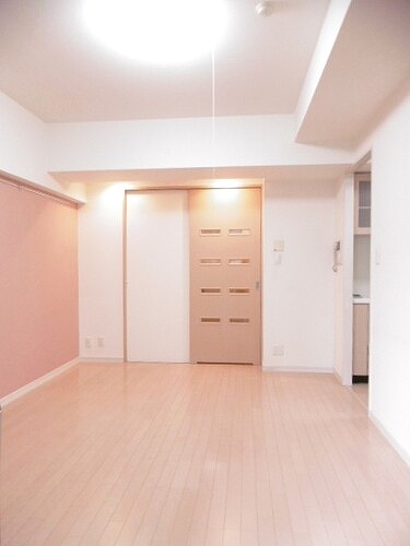 ライオンズタワー五反田 リビングダイニングキッチン約10.4畳　内装前