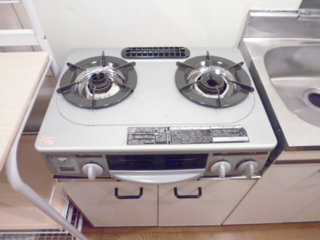 パラシオン田中0203号室 ガスコンロ
