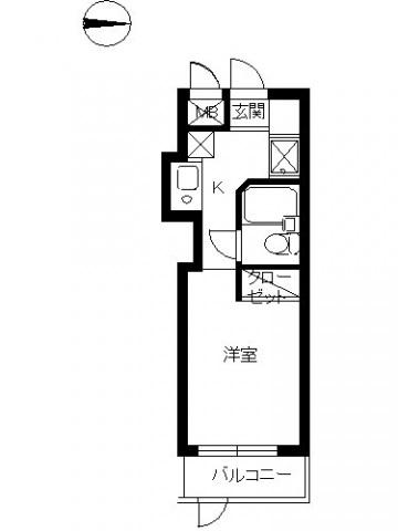 スカイコート武蔵小杉第4106号室 間取