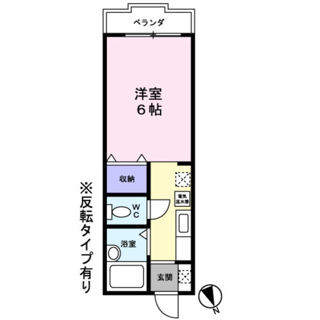 ＡＬＥＧＲＩＡ0102号室 間取