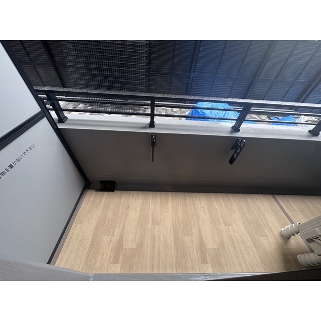 ザ・パークハビオＳＯＨＯ市谷左内町105号室 バルコニー　2026年5月撮影