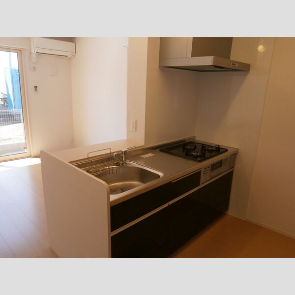 カルム3 システムキッチン3口コンロ