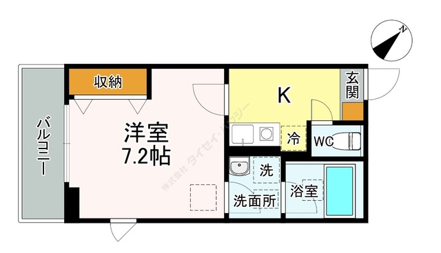 サンストリア0101号室 間取