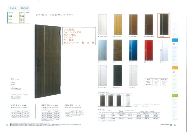 仮称）氷川町計画201号室 玄関ドア（色は桑炭です）