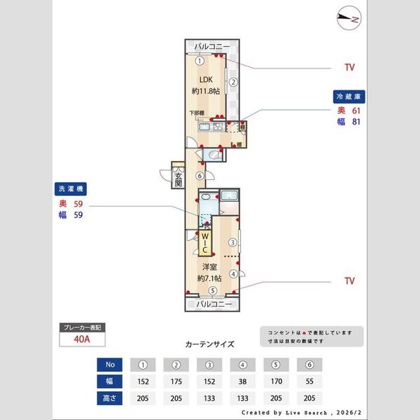 グランヴィル208号室 部屋その他