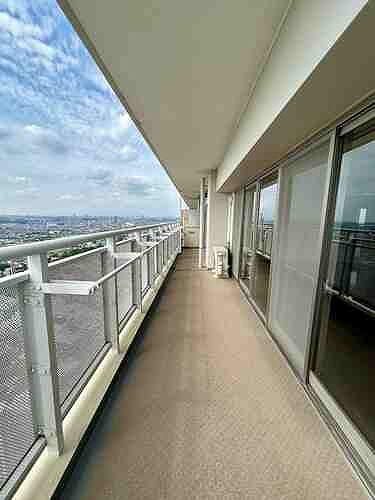 ライオンズステージ府中シティタワー30階 バルコニー