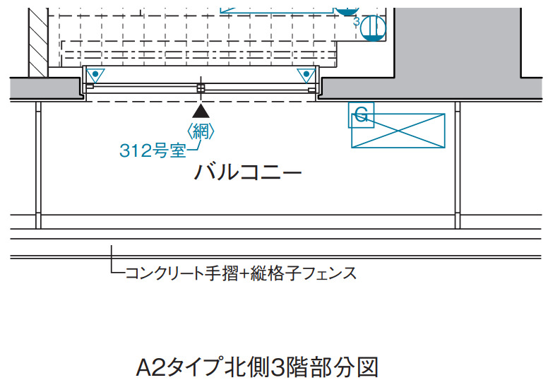GENOVIA西横浜3階 区画図