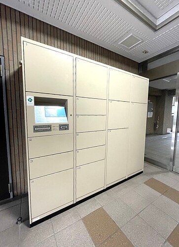レクセルプラザ西川口5階 宅配BOX　※前回募集時2023年6月撮影