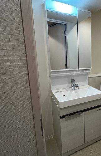 VIOR文京関口7階 洗面所※同タイプ別部屋2025.12新築未入居時撮影