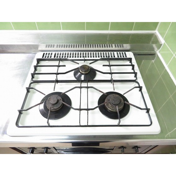 リリエンベルグ壱番館0602号室 コンロ3口・グリル付