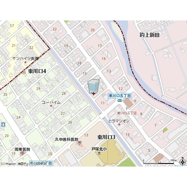 アンプルールリバーサイド 外観