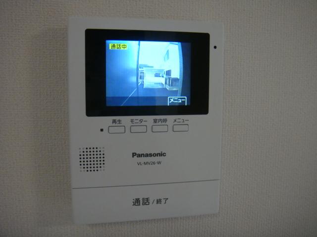 クラルテ　アジュール201号室 カメラ付インターホン