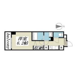 N-stage八王子Ⅱ0104号室 間取