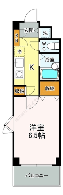 ロイヤルコート北野0211号室 間取