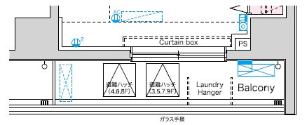 GENOVIA南千住Ⅷ0803号室 間取