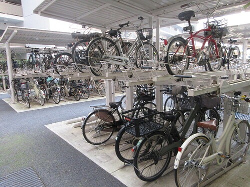 ライオンズ茅ヶ崎ザ・アイランズ【Ｉ街区】13階 駐輪場　※2026年5月撮影