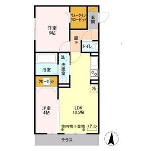 メゾンボヌール103号室 間取