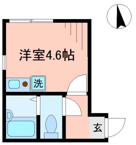 エスポワール蒲田壱番館1階 間取