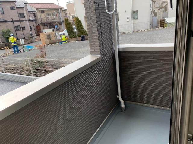キャトルセゾン101号室 ベランダ