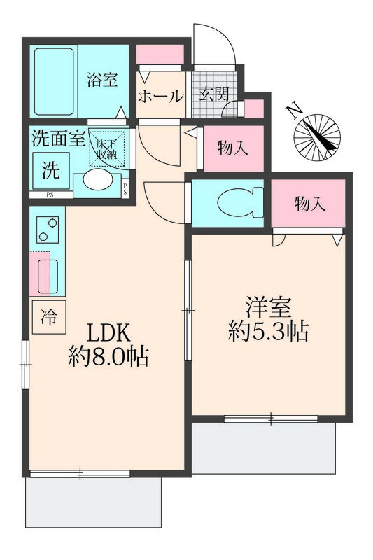 Ｂｌａｎｃ　Ｍｕｒ1階 同建物別部屋の参考画像
