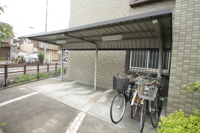 ポラリス1階 駐輪場！