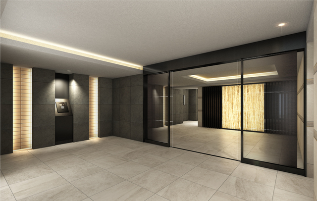 ガーラ・グランディ調布3階 清潔なロビーです