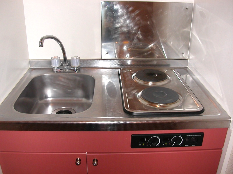 レオパレスハーモニー 2口電気コンロ