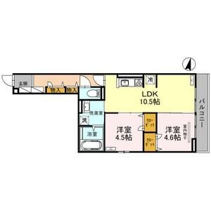 アヴァンス八潮A203号室 間取