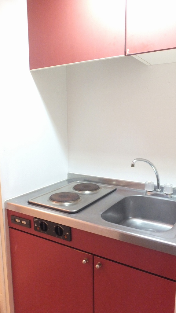 レオパレス緑園邸 2口の電気コンロ