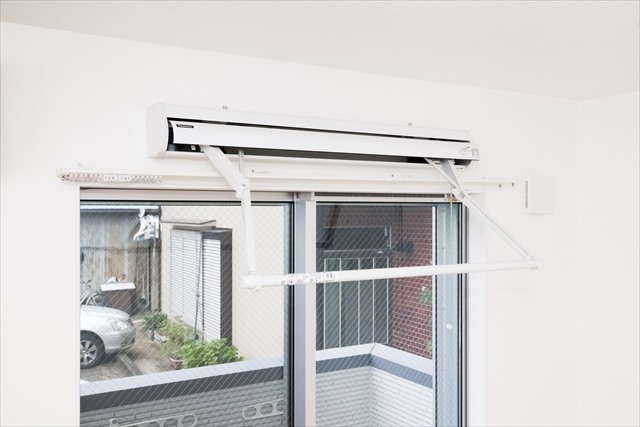 シャンティ八柱2階 室内物干し