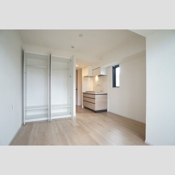 プライムメゾン亀戸501号室 大容量のクローゼットは、下段に棚板もあるため効率よく収納が出来ます。