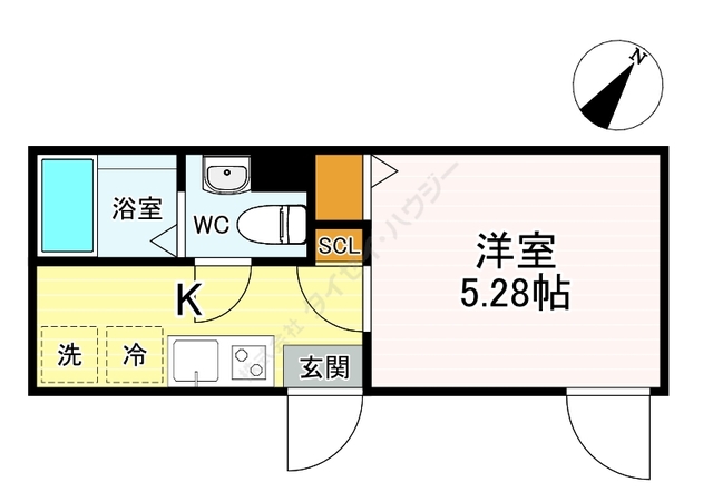 ＰＩＮＥＳ平和台0103号室 間取