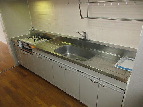 テレパレス船橋三咲Ａ棟4階 キッチン（約４．０畳）　※2025年10月撮影