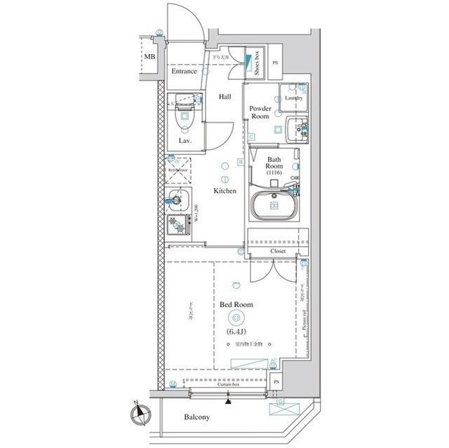 ARKMARK等々力404号室 間取