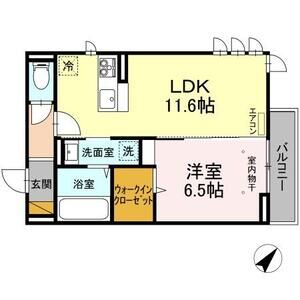 ハイ・ルポン301号室 間取