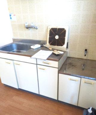 領家レジデンス302号室 クリーニング前の写真です