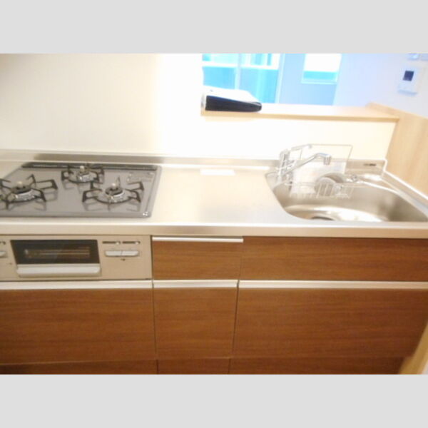 MUMcourt(マムコート) 対面式3口ガスコンロ付システムキッチン