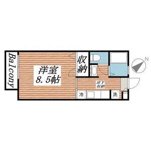 エメラルダス0206号室 間取