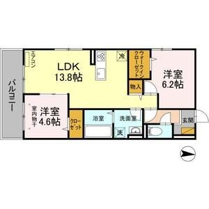 ジラソーレ303号室 間取