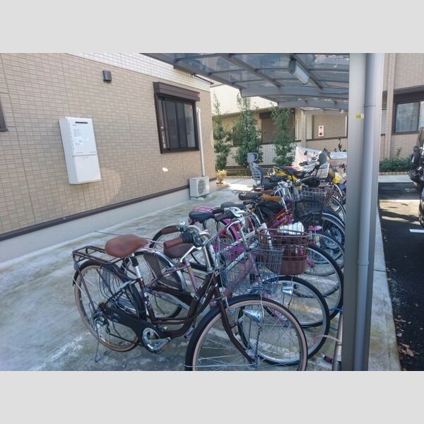 メゾン さくら けやき　けやきけやき201号室 屋根付駐輪場