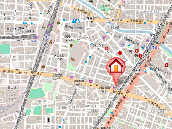 レジディア蒲田Ⅳ2階 null