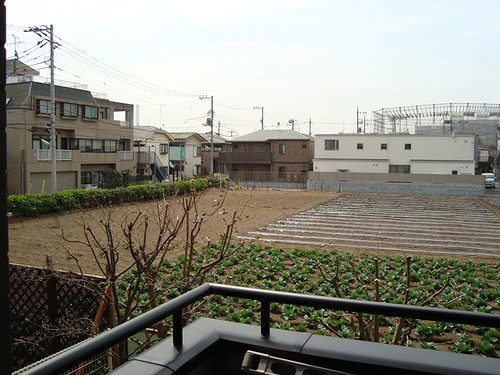 カルトゥーシュ芦花2階 バルコニーからの眺望　※2012年4月撮影