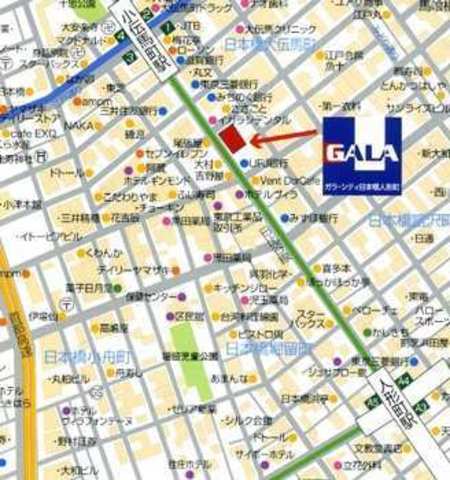 ガラ・シティ日本橋人形町8階 案内図