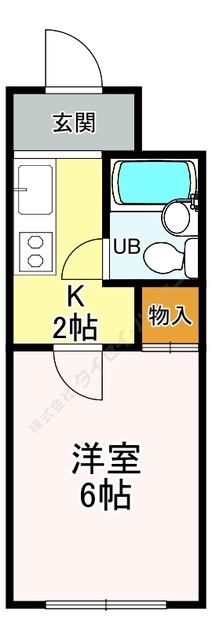サファイアマンション103号室 １K