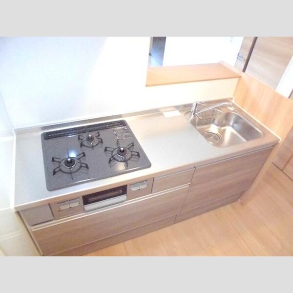 アンソレイエ201号室 対面キッチン