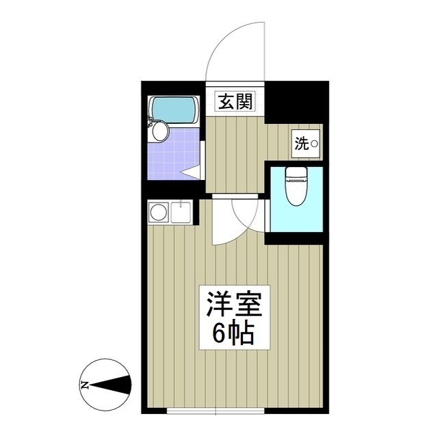 FLAT5川崎大師402号室 間取